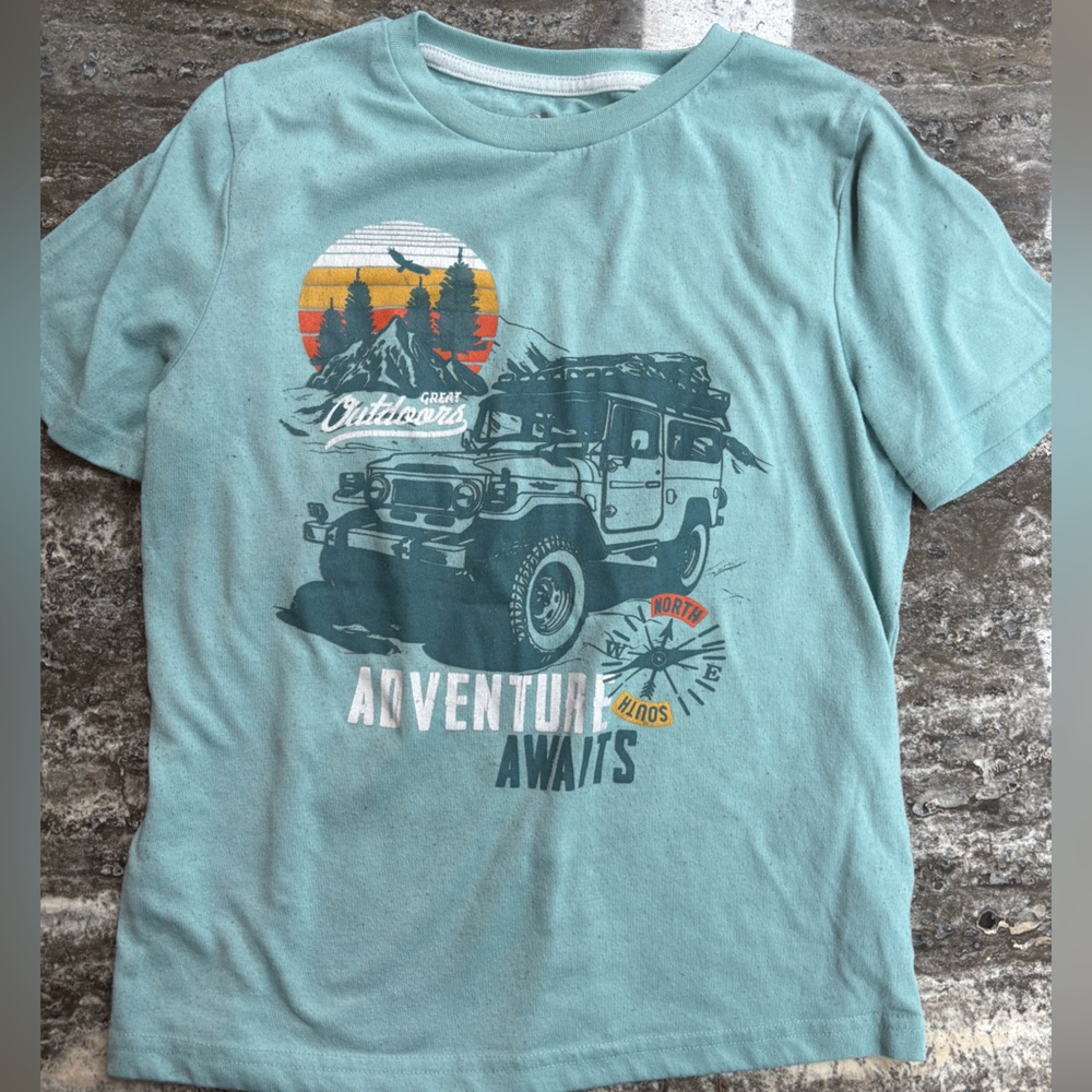 Sleep On It - Kids Graphic Tee in Teal